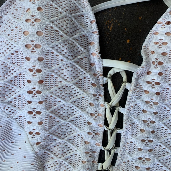 White One-Piece Bikini - Picture 3 of 5